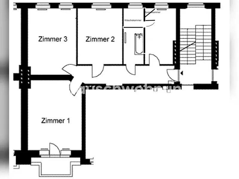 Tauschwohnung: Schöne 3-Zimmer-Altbauwohnung // Nur LANDESEIGENE! — photo 1